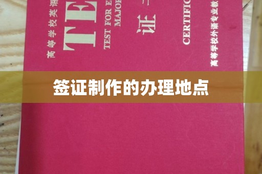 怀仁签证制作的办理地点