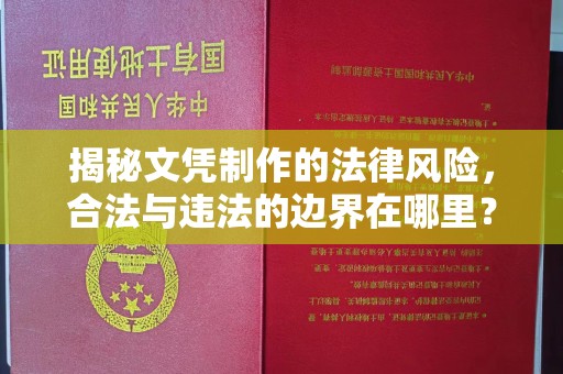 怀仁揭秘文凭制作的法律风险，合法与违法的边界在哪里？