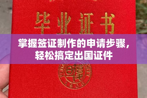 怀仁掌握签证制作的申请步骤，轻松搞定出国证件